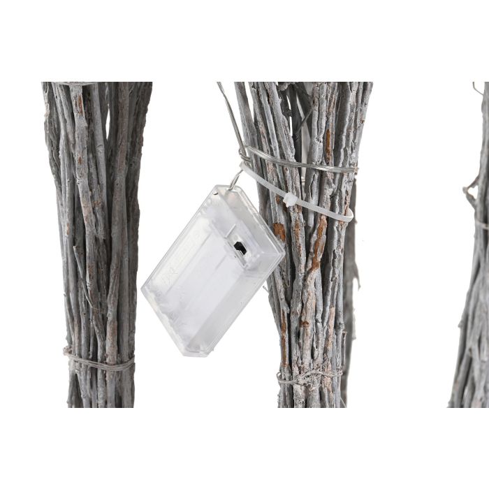 DKD Home Decor Reno Navidad Alpina Mimbre y Led Blanco 19 x 90 x 53 cm 5