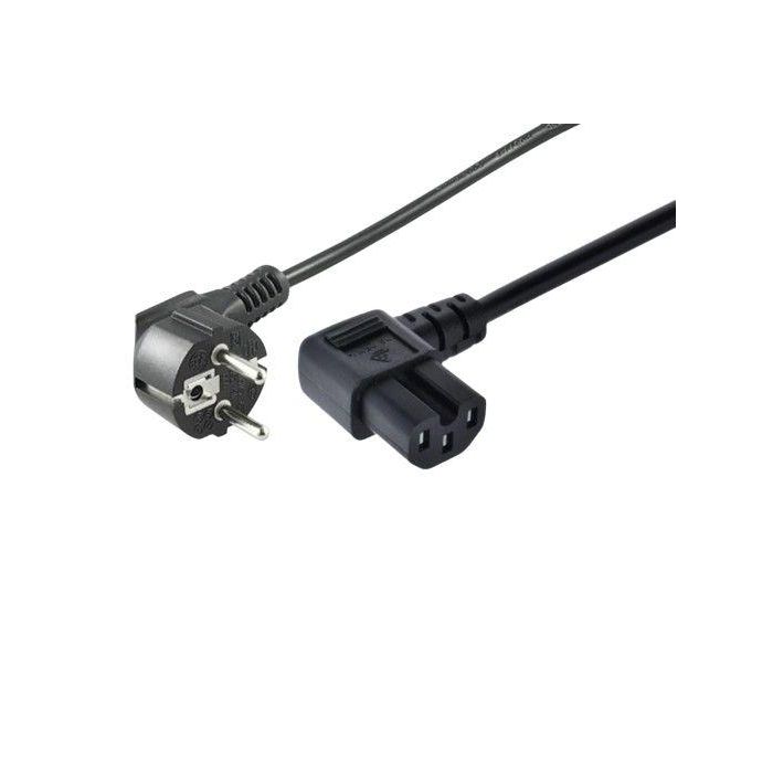 MicroConnect Power Cord Schuko Angled - Angled C15, 1,5m black MicroConnect Power Cord Schuko Angled - Angled C15, 1,5m black