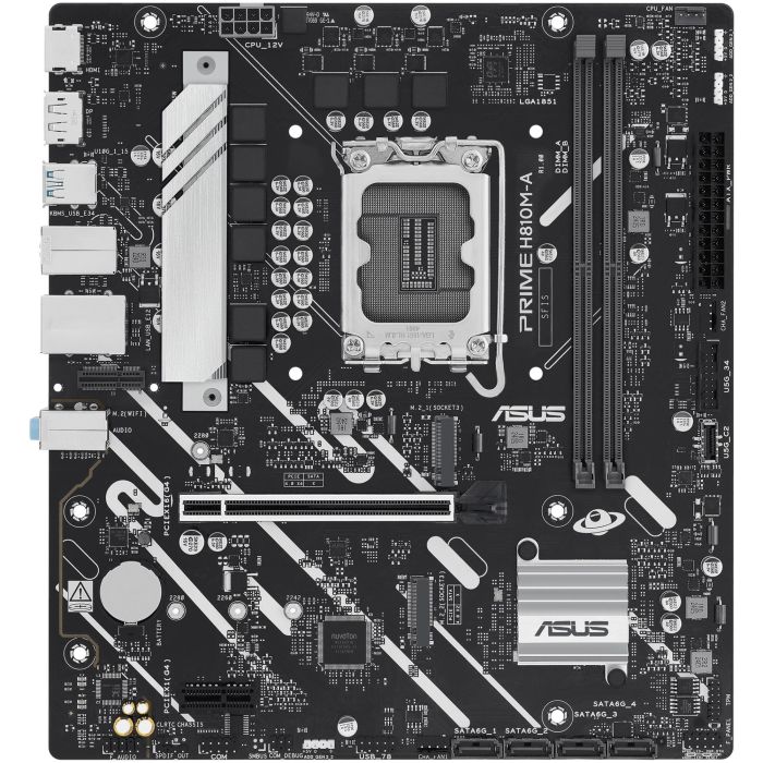 Asus PRIME H810M-A-CSM Placa Base Socket 1851 DDR5 PCIe 4.0 Micro ATX CSM para PC con IA 1