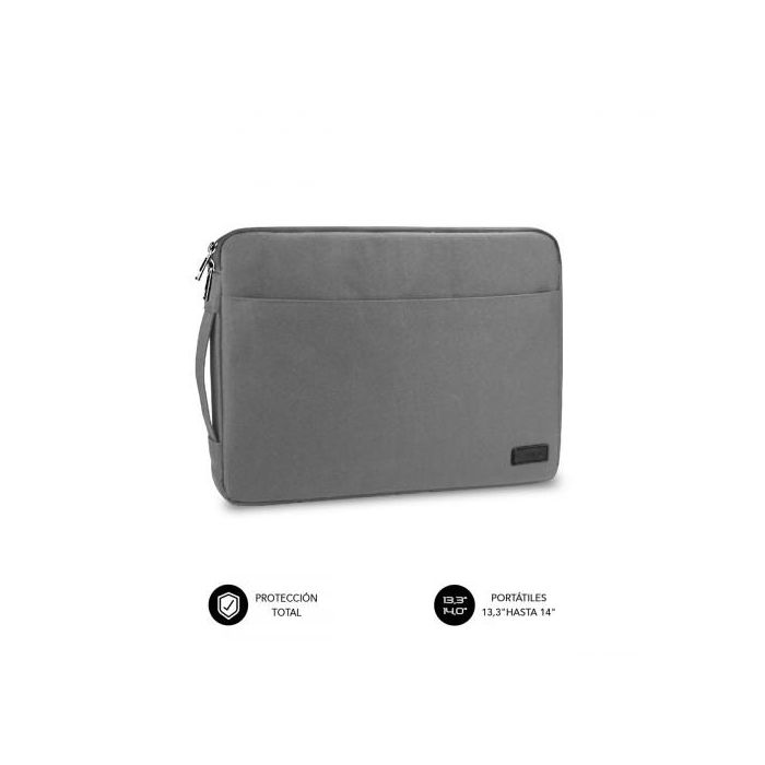 Funda Subblim Urban Laptop Sleeve para Portátiles hasta 14"/ Gris