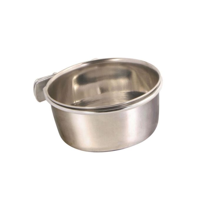 Comedero para Pájaros Trixie 300 ml Plateado 2 Comedero para Pájaros Trixie 300 ml Plateado 2