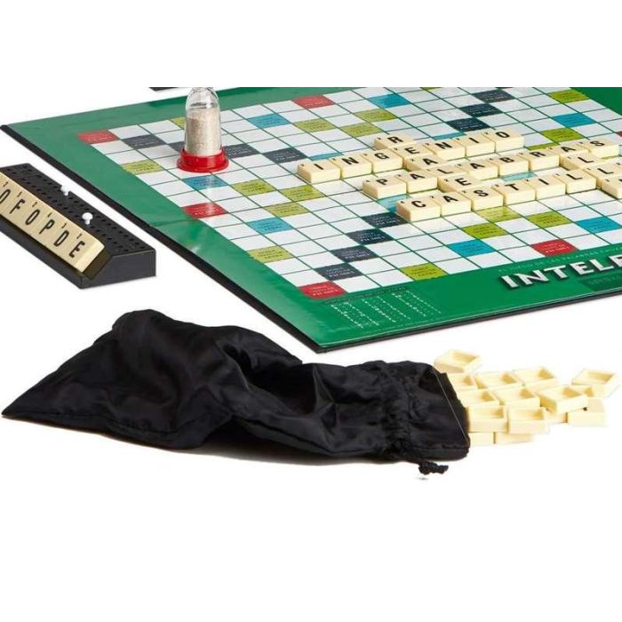 Falomir Juego Intelect Deluxe con Fichas de Madera, Tablero de Cartón, Marcador y Reloj 4