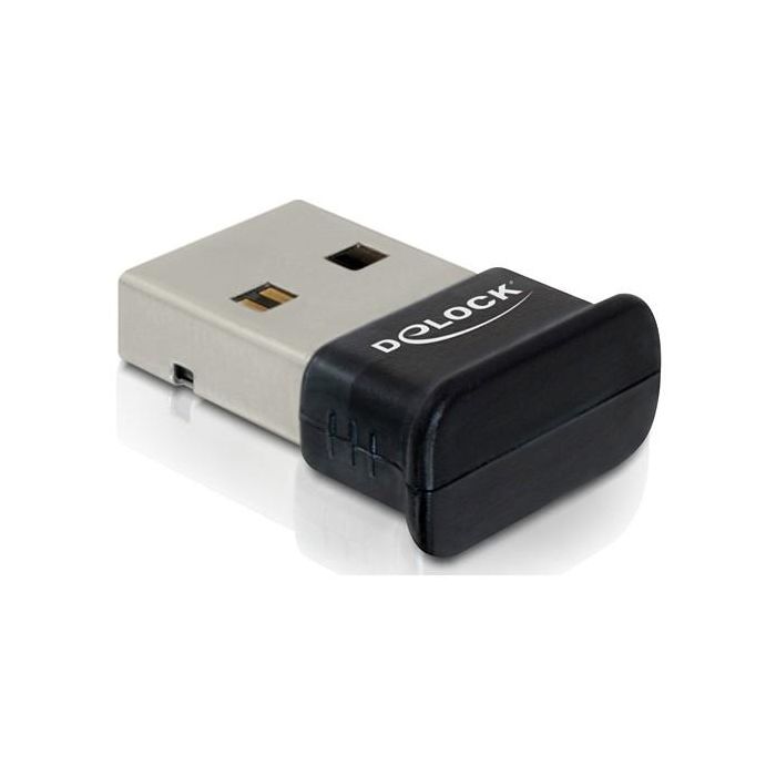 DELOCK Adaptador Bluetooth USB 2.0 V4.0 Dual Modus, 10m, Negro