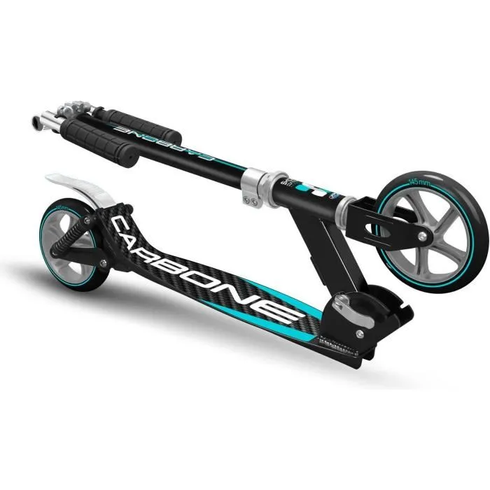 Stamp Patinete Plegable Regulable JK525145 con Doble Suspensión 145mm - SKIDS CONTROL CARBON 2