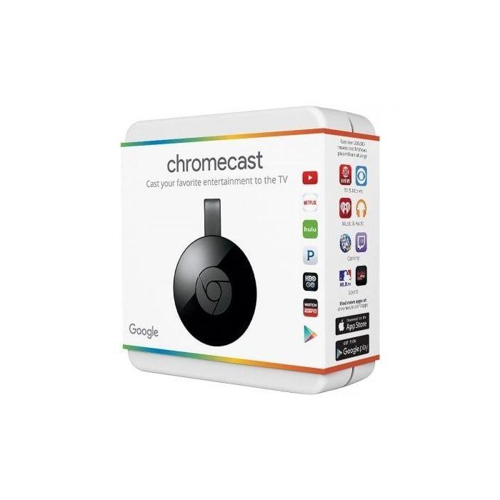 GOOGLE CHROMECAST NEGRO - HDMI - RESOLUCIÓN ESTÁNDAR 1080P - VELOCIDAD STREAMING 5GHZ 0 GOOGLE CHROMECAST NEGRO - HDMI - RESOLUCIÓN ESTÁNDAR 1080P - VELOCIDAD STREAMING 5GHZ 0