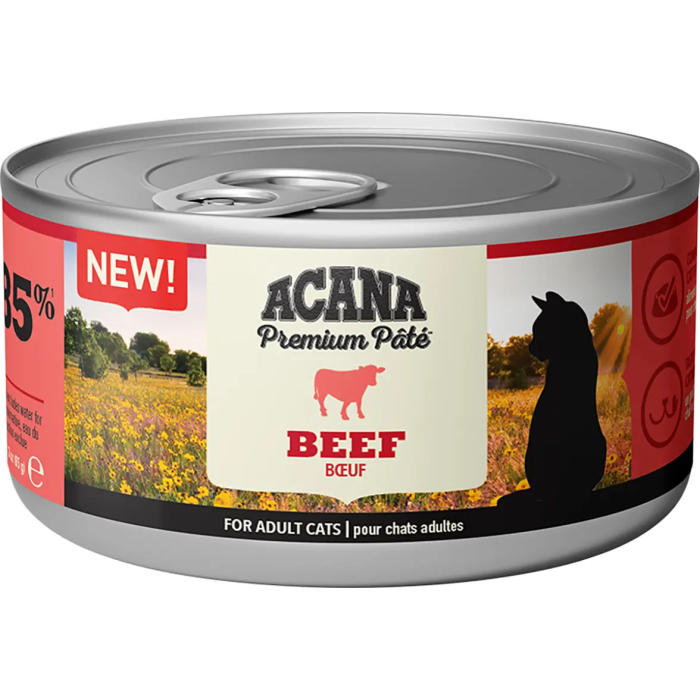 Acana Feline Premium Pate Ternera 24x85 grs