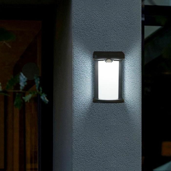 Lumisky LUM1707333597209 Juego de 2 Focos Solares Aplique H18 cm con Detector de Movimiento y Luz LED Blanca 5 Lumisky LUM1707333597209 Juego de 2 Focos Solares Aplique H18 cm con Detector de Movimiento y Luz LED Blanca 5