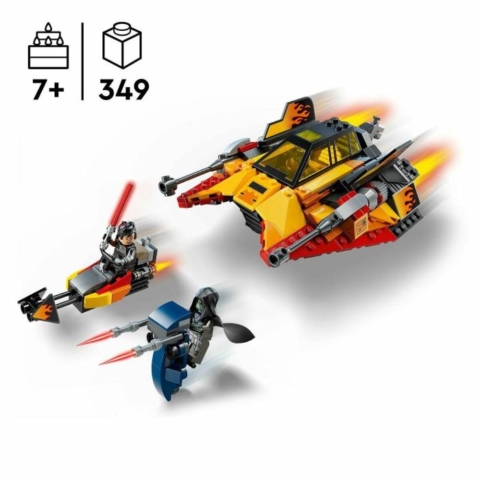 LEGO 75414 Star Wars Snowspeeder en Llamas - Juguete de construcción para niños de 7 años 11