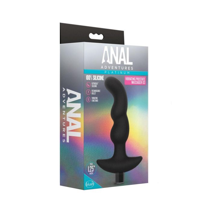 Plug Anal Blush Adventures Negro 3 Plug Anal Blush Adventures Negro 3