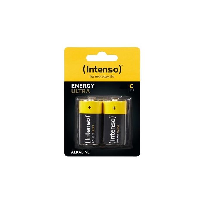 Intenso Pack Pilas Alcalinas Energy Ultra LR14 (C) 2 Uds. 8000 mAh 1.5V - Modelo 7501432 0 Intenso Pack Pilas Alcalinas Energy Ultra LR14 (C) 2 Uds. 8000 mAh 1.5V - Modelo 7501432 0