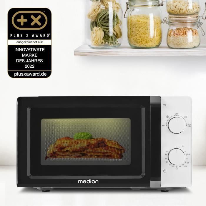 Horno microondas MEDION MD 11475 - Blanco y negro 1 Horno microondas MEDION MD 11475 - Blanco y negro 1