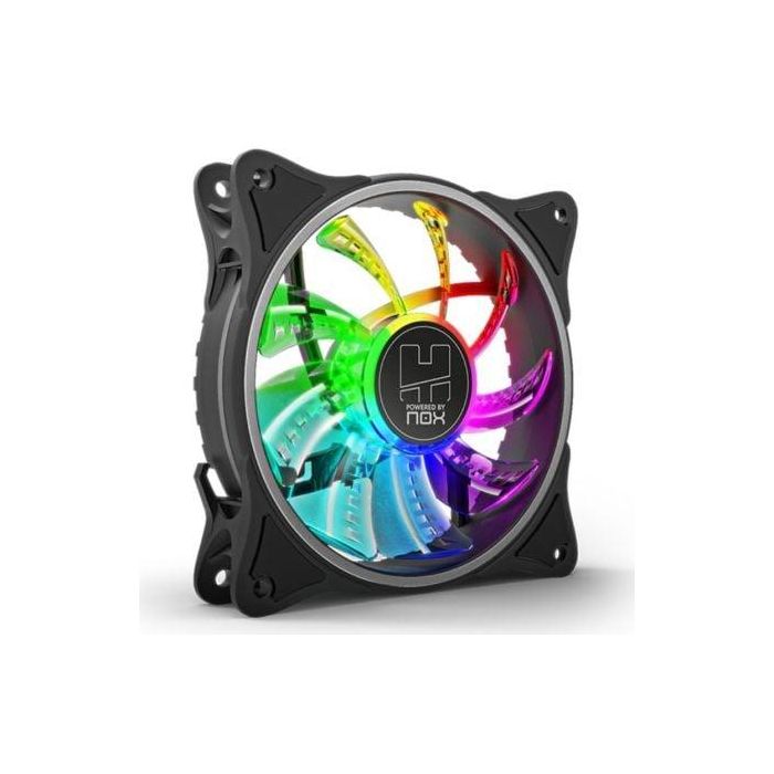 Nox NXHUMMERAFAN Ventilador PC 120mm Iluminación LED ARGB, Ultra Silencioso con Pads Antivibración, Alto Flujo de Aire, Conexión 3 Pines 2 Nox NXHUMMERAFAN Ventilador PC 120mm Iluminación LED ARGB, Ultra Silencioso con Pads Antivibración, Alto Flujo de Aire, Conexión 3 Pines 2