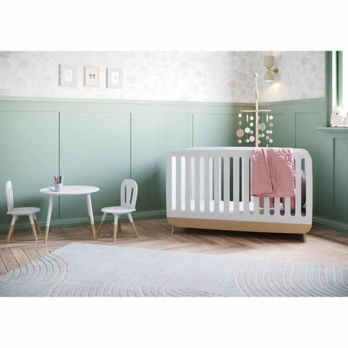 Conjunto de Mesa y Sillas para Niños Demeyere Blanco 5