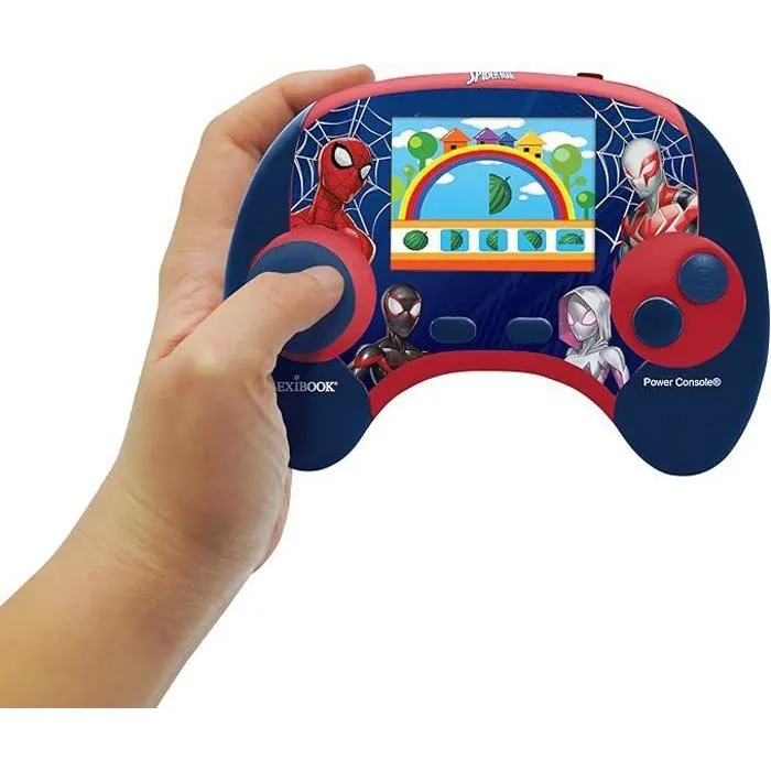 Lexibook Consola Educativa Bilingüe Francés/Inglés Spiderman JCG100DPi1 Azul/Rojo Pantalla LCD 2,8 Pulgadas 3
