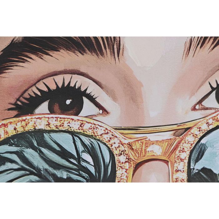 Lienzo Home ESPRIT Azul Verde 82,5 x 3,5 x 122,5 cm (2 Unidades) 2