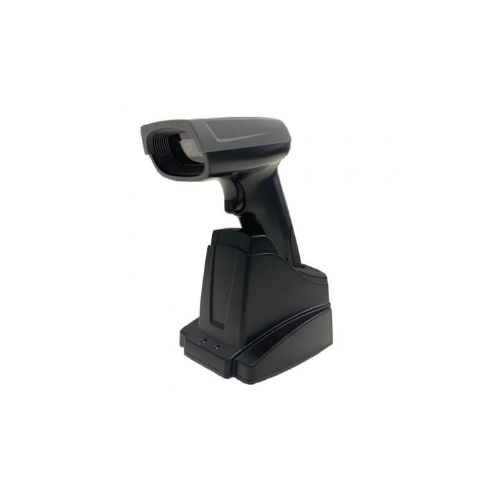 Premier Lector de Código de Barras MS3-2D BR MS32DBRUSBBRWRB 2D Bluetooth/USB/Radiofrecuencia con Stand Negro