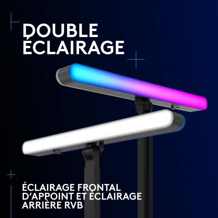 Logitech G LOG1701162278315 Iluminación de Acento RGB Dual Litra Beam LX: Tonos de Piel Naturales, Apariencia Radiante, Iluminación Frontal 1 Logitech G LOG1701162278315 Iluminación de Acento RGB Dual Litra Beam LX: Tonos de Piel Naturales, Apariencia Radiante, Iluminación Frontal 1