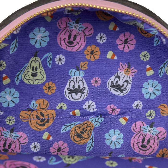 Mochila Pumpkin Minnie Disney Loungefly 26cm 5