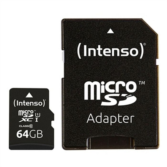 Tarjeta de Memoria Micro SD con Adaptador INTENSO 34234 UHS-I XC Premium