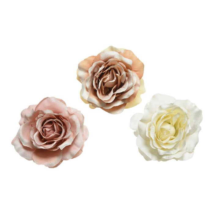 Everlands Rosa con clip de poliéster colores surtidos 8,5x14cm 0 Everlands Rosa con clip de poliéster colores surtidos 8,5x14cm 0