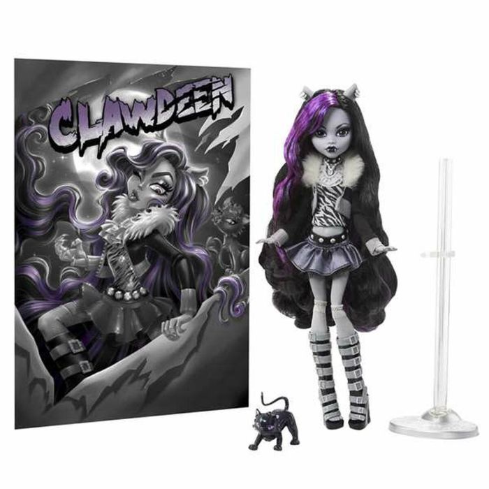 Mattel Muñeca Monster High Reel Drama Clawdeen en Blanco y Negro 5 Mattel Muñeca Monster High Reel Drama Clawdeen en Blanco y Negro 5