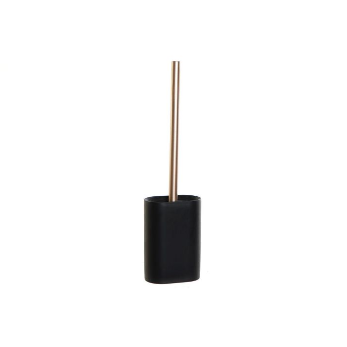 Escobillero Glam DKD Home Decor Negro Dorado 6 x 40 x 10 cm Escobillero Glam DKD Home Decor Negro Dorado 6 x 40 x 10 cm