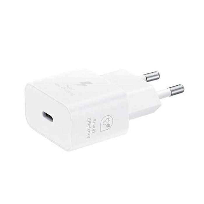 Cargador de Pared Samsung EP-T2510NWEGEU/ 1xUSB Tipo-C/ 25W