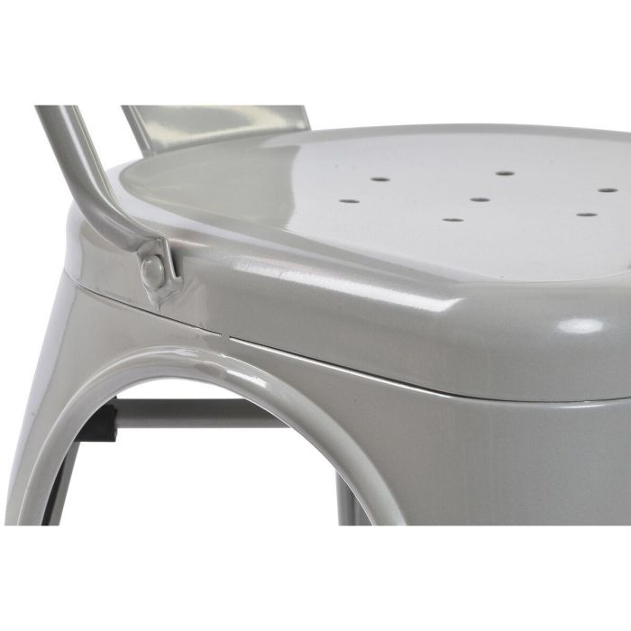 DKD Home Decor Toolix Silla Loft Metal Gris 45 x 48 x 86 cm 4 DKD Home Decor Toolix Silla Loft Metal Gris 45 x 48 x 86 cm 4