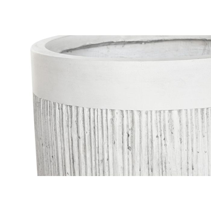 Macetero Scandi DKD Home Decor Crudo 44 x 79 x 44 cm Set de 3 1