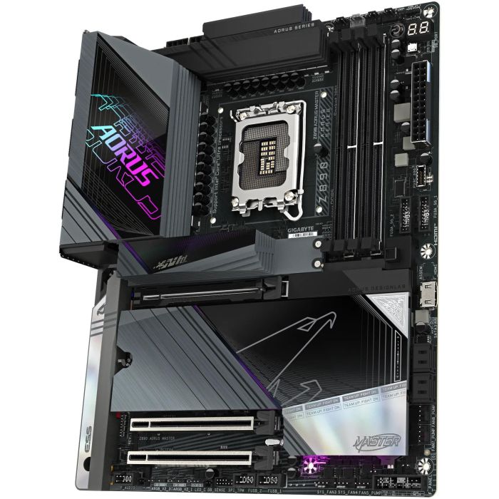 GIGABYTE Z890 AORUS MASTER Placa Base Intel Z890 LGA 1851 ATX para Core Ultra (Serie 2) DDR5 Wi-Fi 7 LAN 10GbE 3 GIGABYTE Z890 AORUS MASTER Placa Base Intel Z890 LGA 1851 ATX para Core Ultra (Serie 2) DDR5 Wi-Fi 7 LAN 10GbE 3