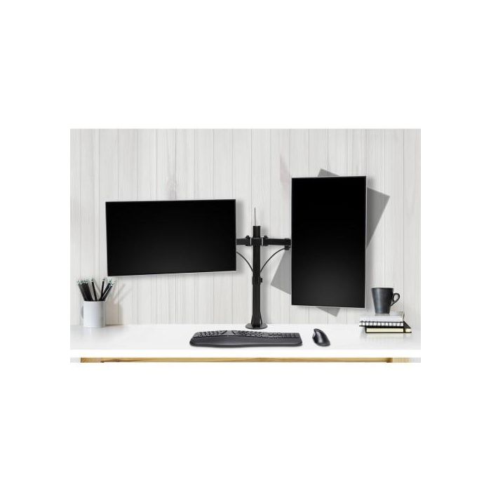 Kensington Brazo Doble Monitor SmartFit Ergo Extensible K55409WW, Soporte para 2 Pantallas hasta 34", 8 kg, Ajuste Ergonómico, Negro 6