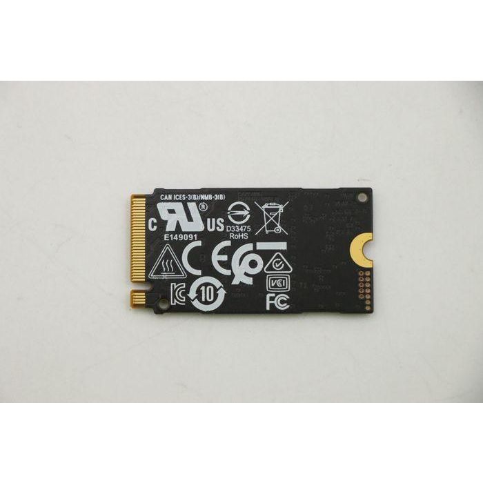 Lenovo M.2 2242 solid-state drive, 512GB capacity, PCIe NVMe Gen 4 x4 interface, high read speed up to 3200MB/s. 1 Lenovo M.2 2242 solid-state drive, 512GB capacity, PCIe NVMe Gen 4 x4 interface, high read speed up to 3200MB/s. 1