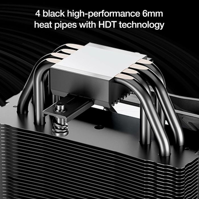 be quiet! Pure Rock 3 LX Refrigerador de aire para procesador, ventilador de 12 cm, Negro 4