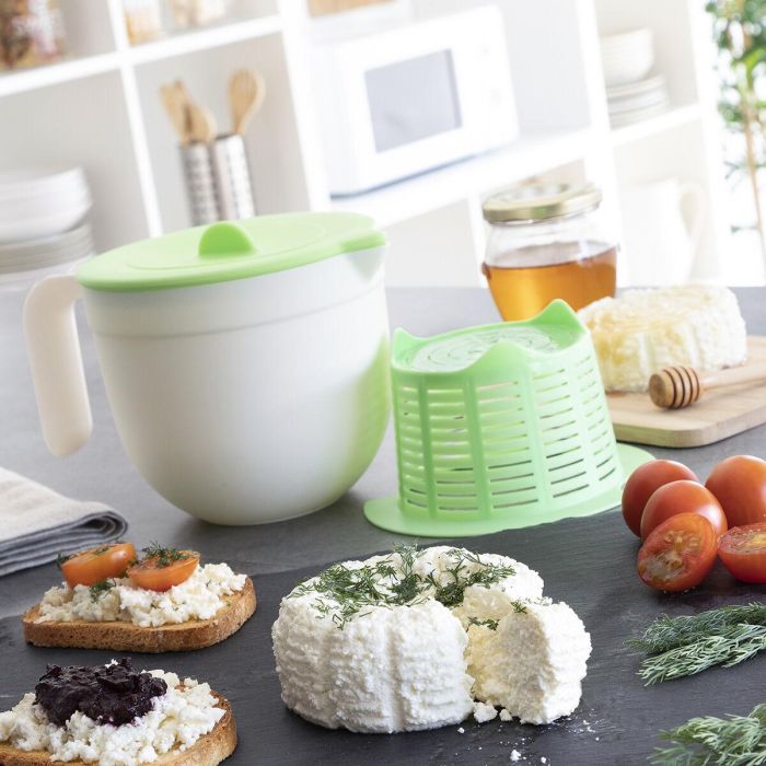 Molde para Hacer Queso Fresco con Manual y Recetas Freashy InnovaGoods 6