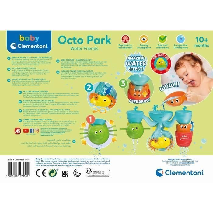 Clementoni - Juguete de baño para bebé - Mi centro de actividades acuáticas 5 Clementoni - Juguete de baño para bebé - Mi centro de actividades acuáticas 5