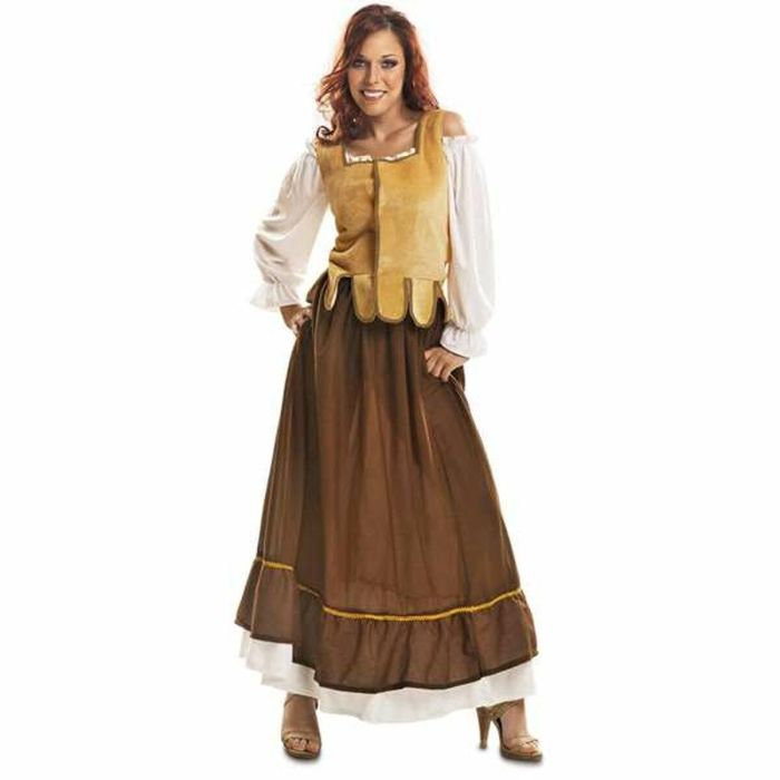 Disfraz mesonera camisa, chaleco y falda talla XXL Disfraz mesonera camisa, chaleco y falda talla XXL