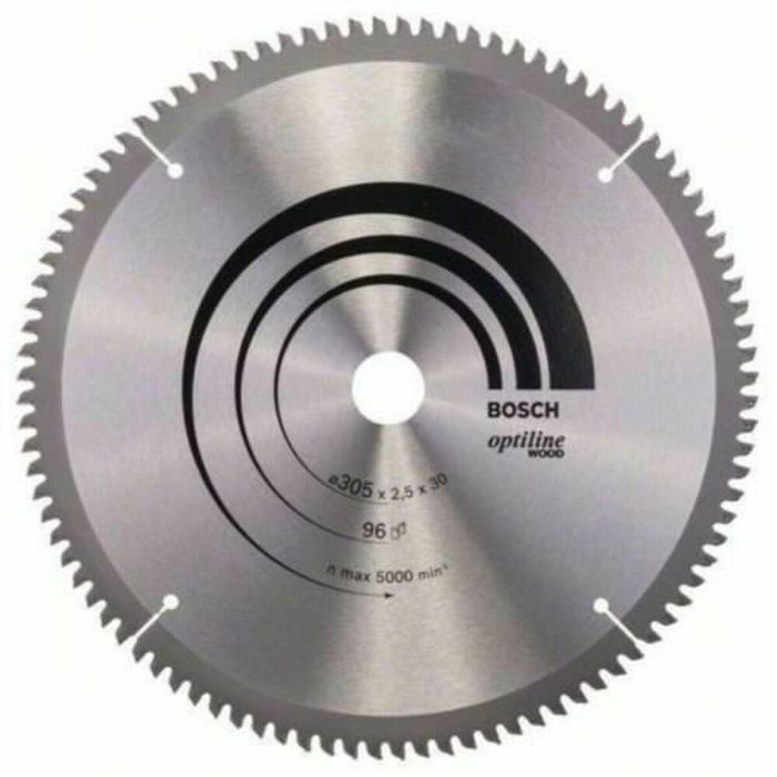 Bosch Professional Hoja Sierra Circular Carburo 305 x 30 x 2,5 mm (96 dientes) para Madera, cortes precisos