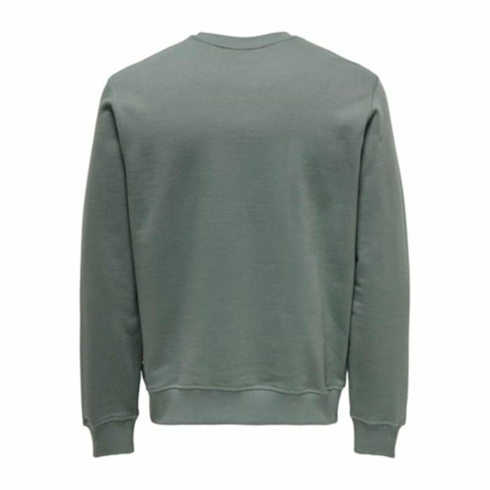 Sudadera sin Capucha Hombre Only & Sons Onsdan Unshed Reg Crew Neck Verde oscuro 4 Sudadera sin Capucha Hombre Only & Sons Onsdan Unshed Reg Crew Neck Verde oscuro 4