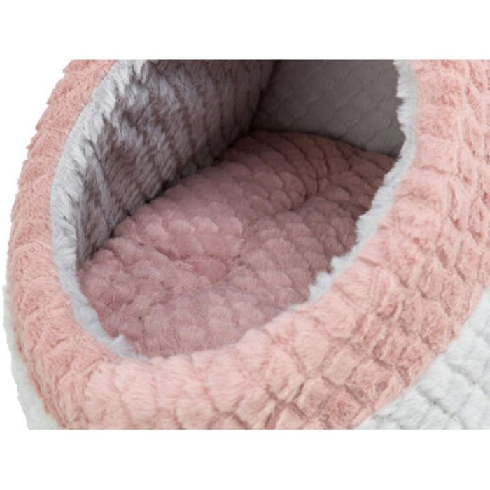 Cueva para gato Trixie Kaline Mio Gris Rosa oscuro 35 x 26 x 41 cm 1