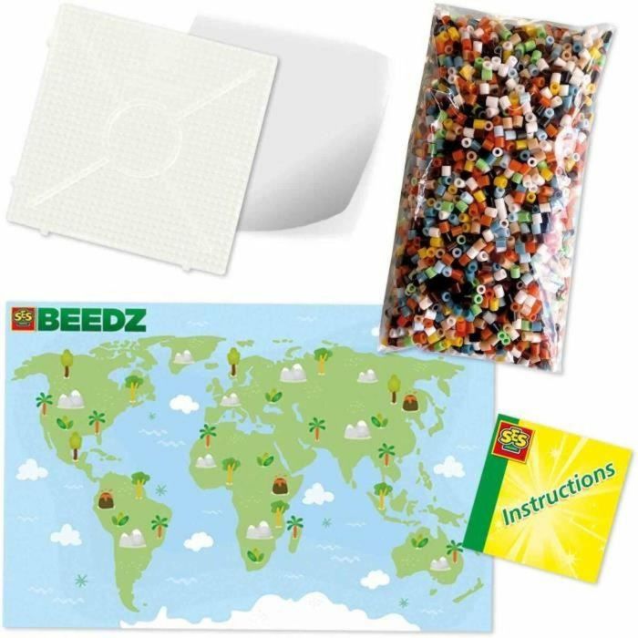 Ses Creative SES1710480051956 Cuentas para planchar Animales del mundo 3500 Cuentas con instrucciones 1 Ses Creative SES1710480051956 Cuentas para planchar Animales del mundo 3500 Cuentas con instrucciones 1