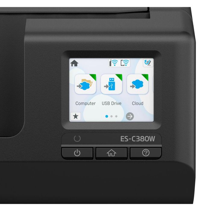 Escáner Epson ES-C380W 10 Escáner Epson ES-C380W 10