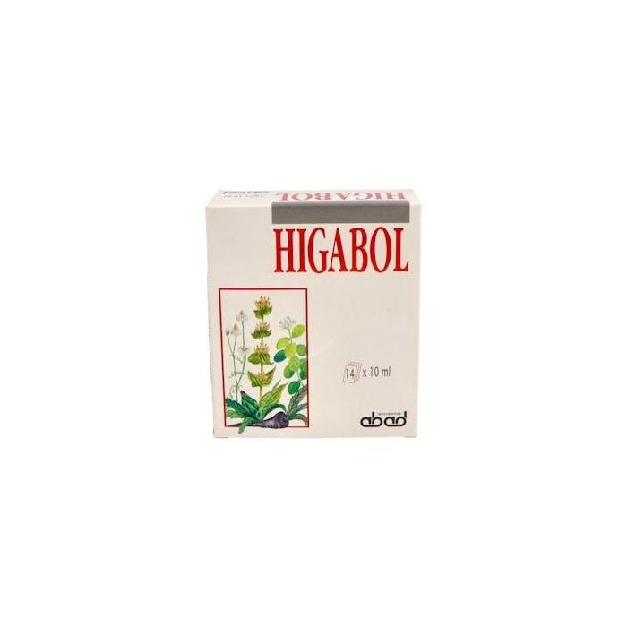 KILUVA - ABAD Higabol, detoxificación hepática y etilismo, extracto de rábano negro y alcachofa, 14 sobres