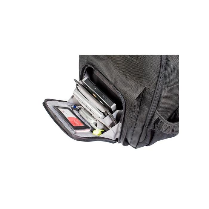 Targus Mochila Traveller para Portátil 15.6-16" Negro con Proteccion SafePort D3O, Capacidad 27-30L 2
