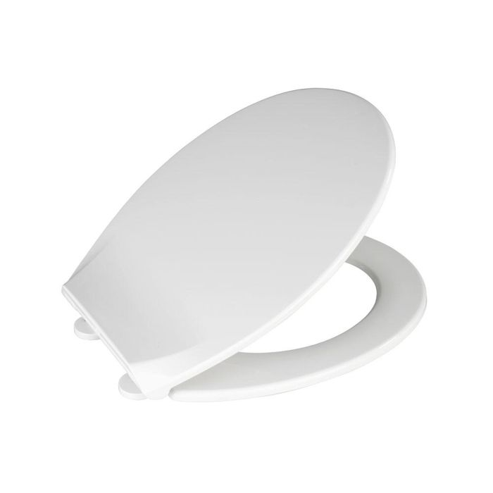 Wenko Tapa de WC KOS 42x37cm 21901100 con sujeción Fix-Clip y sistema Easy-Close 1 Wenko Tapa de WC KOS 42x37cm 21901100 con sujeción Fix-Clip y sistema Easy-Close 1