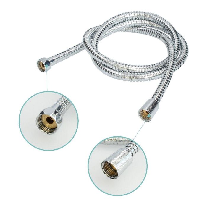 Alcachofa de ducha con manguera Fontastock H 1/2" 2 m 3 Alcachofa de ducha con manguera Fontastock H 1/2" 2 m 3
