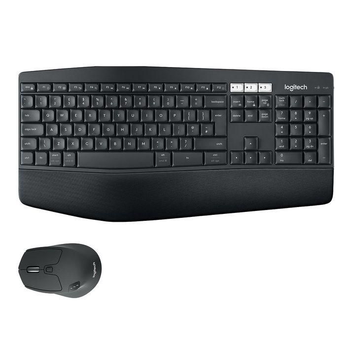 Logitech MK850 Teclado y Ratón Inalámbrico Performance Combo, Confort Ergonómico con Reposamuñecas Acolchado, Multipareja 3 Dispositivos 10