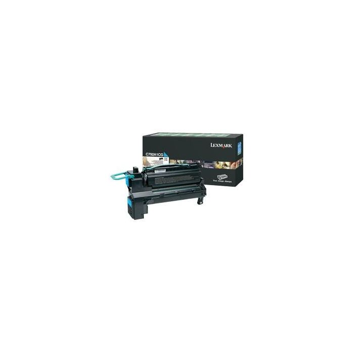 Lexmark Tóner Cyan para C792/X792, Rendimiento 6000 Páginas