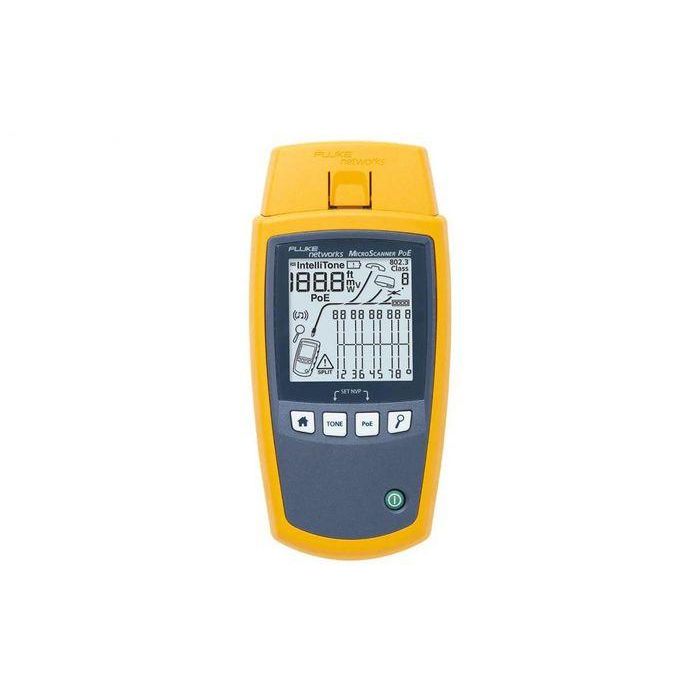 Fluke MicroScanner PoE: Tester de Cableado UTP/FTP/SSTP, RJ45/RJ11 y Capacidad de Switch PoE, con LCD 0 Fluke MicroScanner PoE: Tester de Cableado UTP/FTP/SSTP, RJ45/RJ11 y Capacidad de Switch PoE, con LCD 0