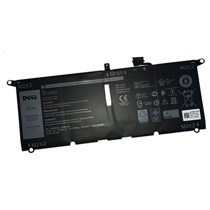 Dell Dell Battery, 52 WHR, 4 Cell, Lithium Ion Dell Dell Battery, 52 WHR, 4 Cell, Lithium Ion