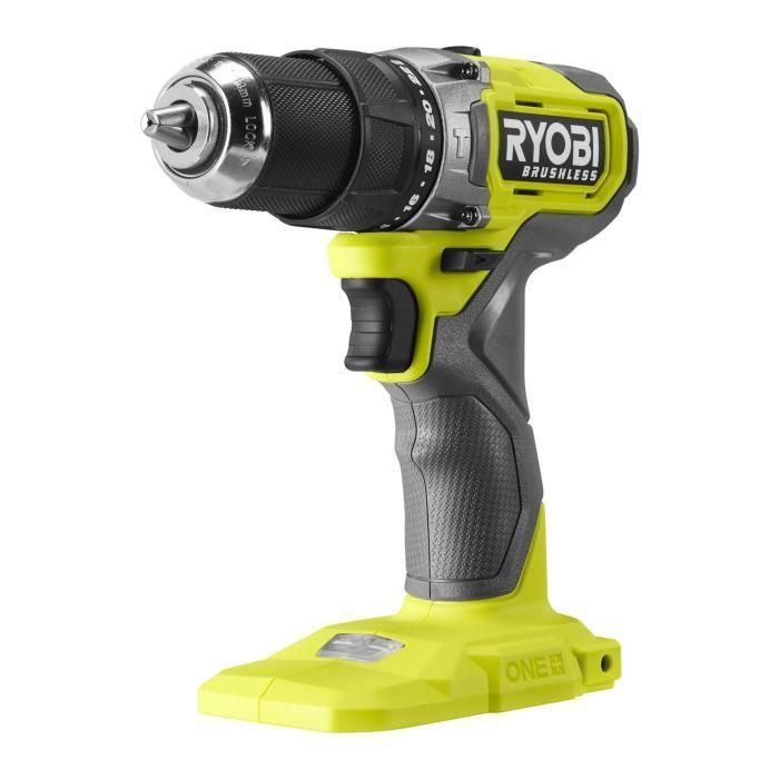 Taladro de impacto - RYOBI - BRUSHLESS - 18V - 54 Nm - 450-1.700 rpm - 27.200 cp/min + 2 baterías - Cargador 1